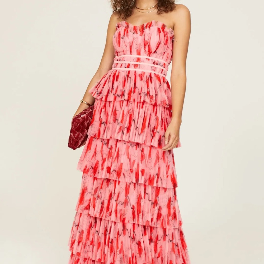 HUTCH $384 MONACO ruffle dress gown (2024 BLOGGER FAV) Size 4